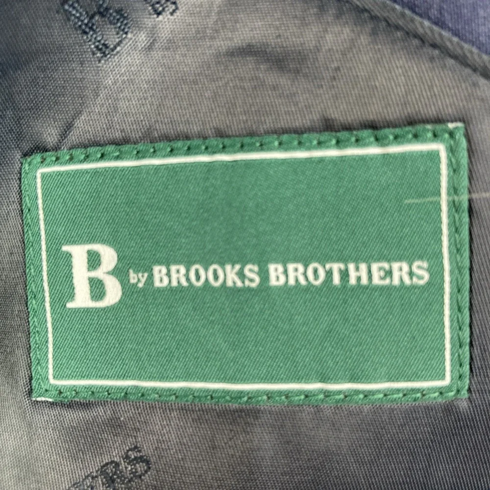 B By Brooks Brothers Blazer Mens 42R Navy Wool Blend Jacket